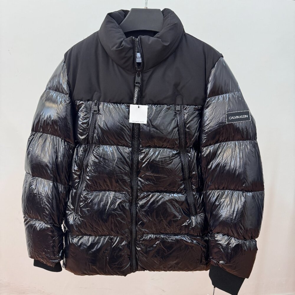 calvin Klein men's puffer down jacket size M